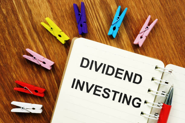 istock Conceptual photo showing printed text Dividend Investing 1208209475