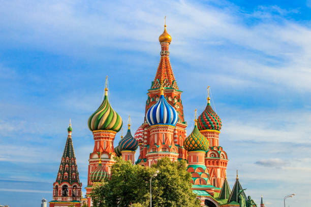 istock St. Basil's Cathedral on Red Square in Moscow, Russia 1208214295
