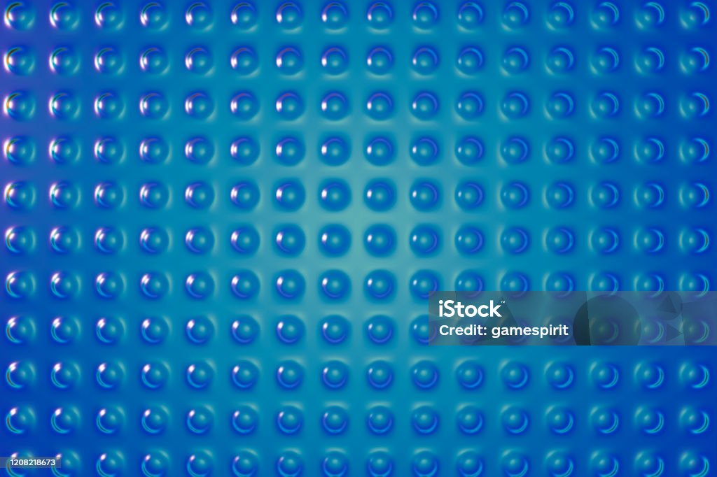 Blue Color Render Abstract Blue Background With Dots 3d Render Stock Photo - Download ...