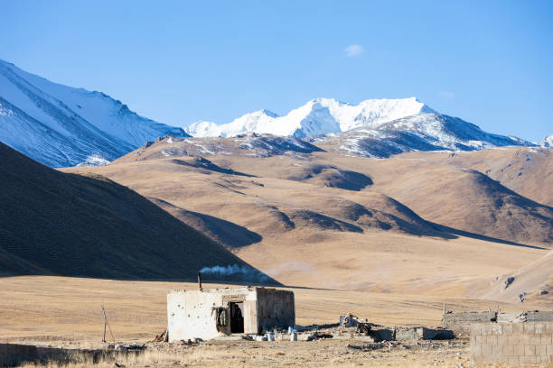 istock A poor shepherd's hut in the high mountains 1208223747