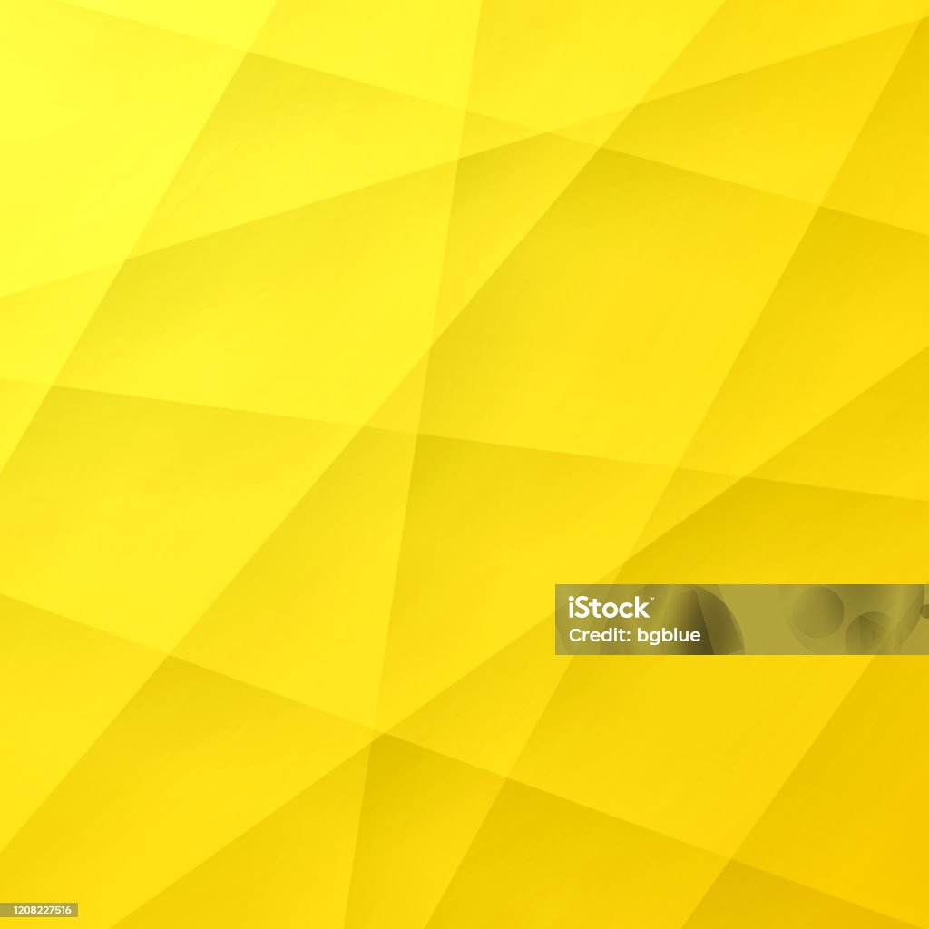 Abstract Yellow Background Geometric Texture Stock Illustration ...