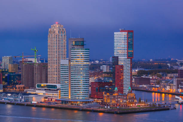 istock Rotterdam cityscape - Netherlands 1208228038