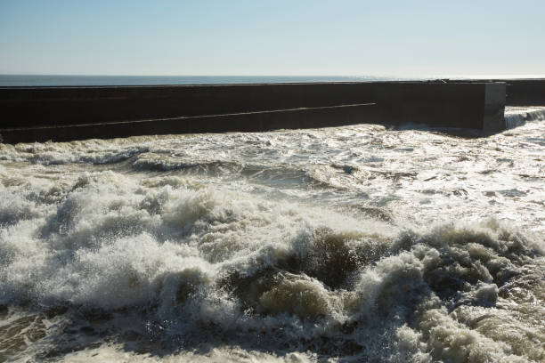 istock Ocean surf on the city's waterfront. 1208231438