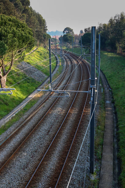 istock Train or metro line in Portugal 1208232902