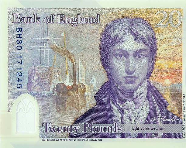 istock New polymer 20 British pound banknote. Flat lay photo. 1208238101