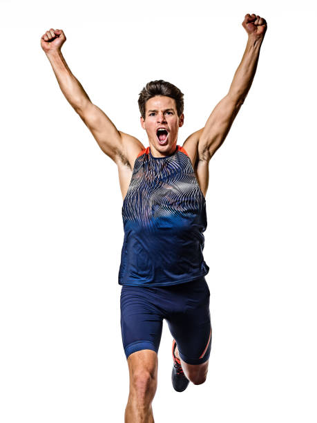 istock young man athletics runner running sprinter sprinting isolated white background 1208239172