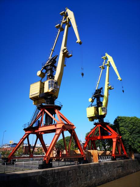 Relicts of the former industry in Puerto Madero of Buenos Aires
