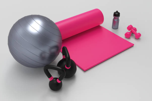 istock 3D Rendering Exercising Concept stock photo 1208251119