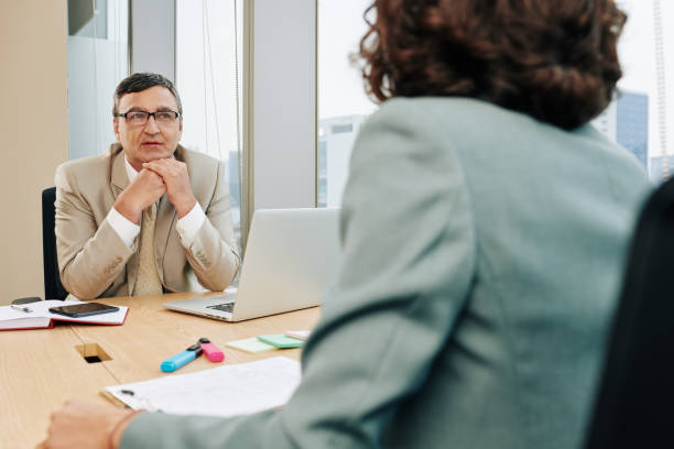 istock Entrepreneur listening to colleague 1208274184