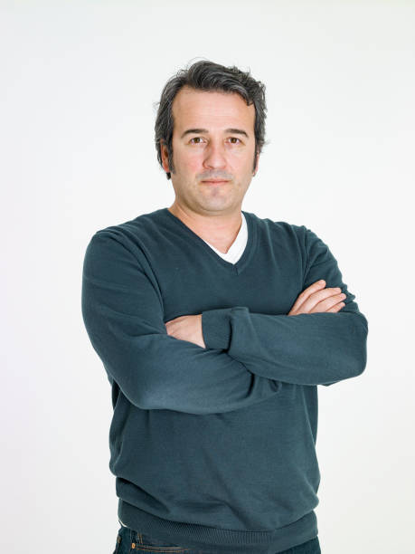 istock Caucasian man Portrait with blank expression 1208288110