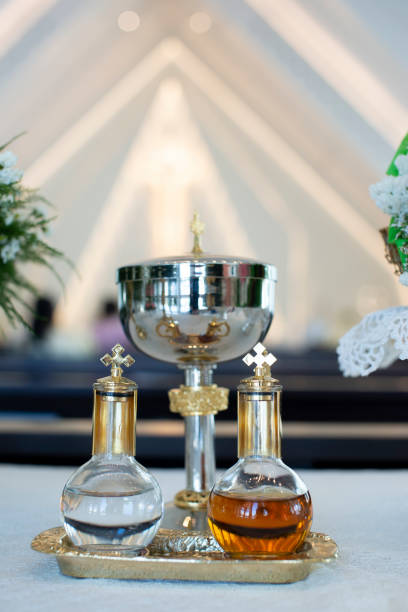 istock objects used in the baptism ceremony in the church 1208292701