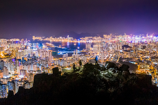 Night view of Taipei City