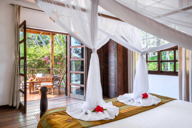 istock Beautiful Room With Garden View 1208302975