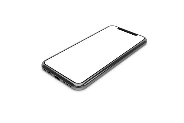 istock 3D Rendering of Blank Full Screen Smart Phone 1208306817