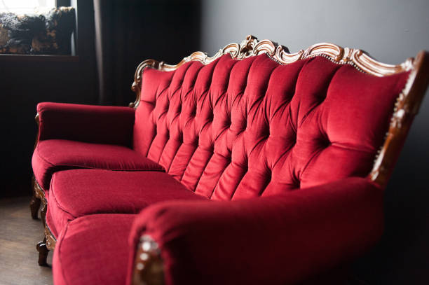 istock Vintage old armchair in interior 1208310535