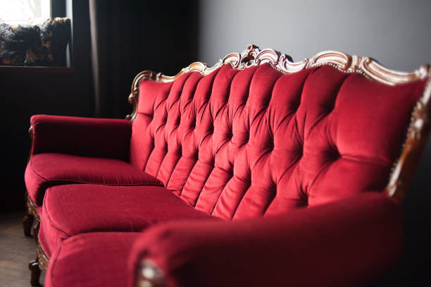 istock Vintage old armchair in interior 1208310568