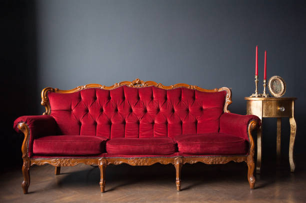 istock Vintage old armchair in interior 1208310608