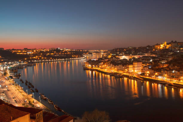 istock Panoramic view of Porto at sunset. 1208312098