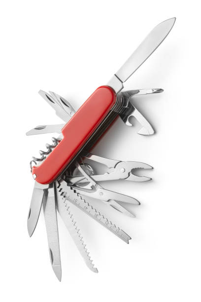 istock Objects: Penknife Isolated on White Background 1208315060