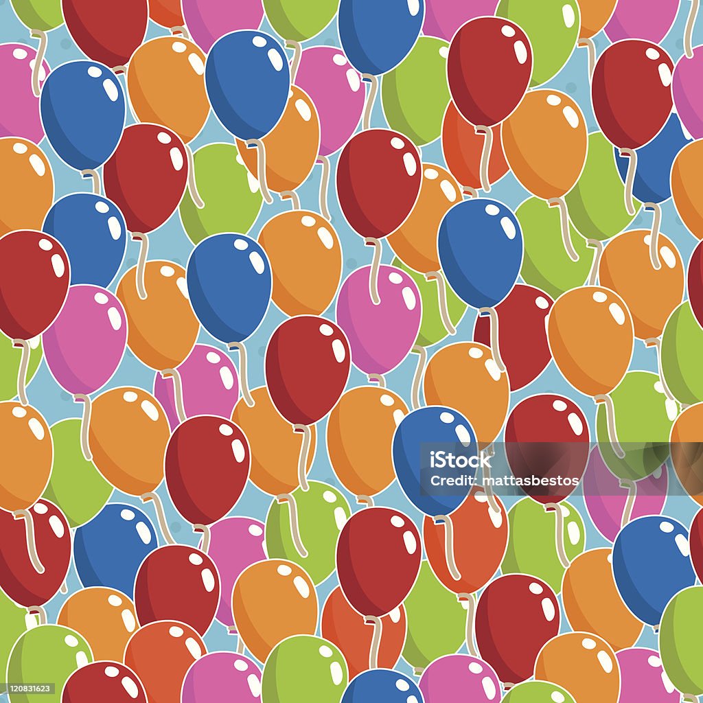 Balloon Color Pattern Balloon Pattern Stock Illustration - Download Image Now - Backgrounds ...