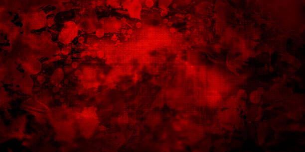 istock Coronavirus 2019-nCoV from China. Red background and threatening bacteria on dark background. 1208318574