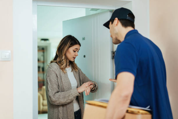 istock You are really late with this package delivery! 1208318863