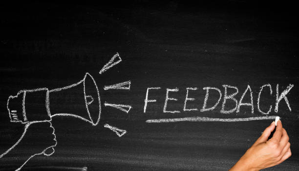 istock Business concept with megaphone and text Feedback 1208319267