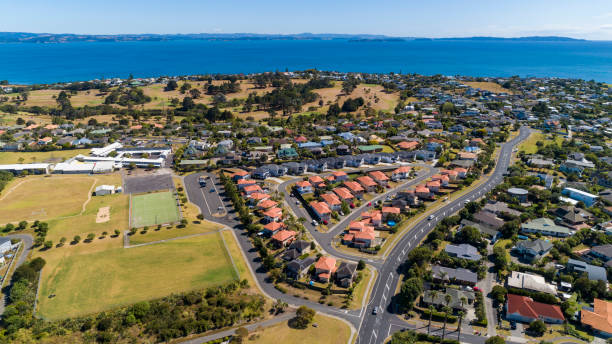 istock Auckland Aerial View 1208322186