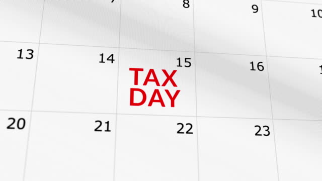 Tax day reminder