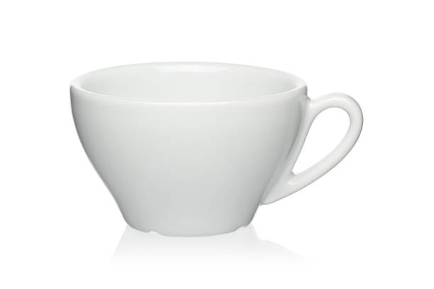 istock White porcelain cup for cappuccino isolated on a white background 1208325495