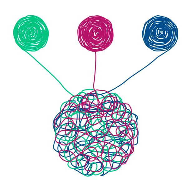 Untagled Mess 1,600+ Untangling Stock Illustrations, Royalty-Free Vector Graphics ...