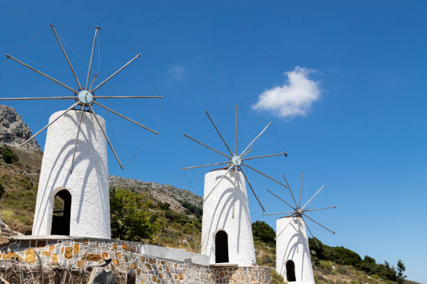 istock Traditional windmill at Lasithi plateau. 1208331057