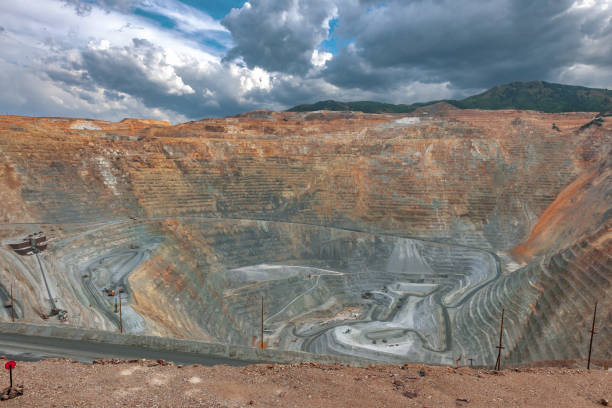 istock Open Pit Copper Mine, Salt Lake City , Utah, USA 1208332145