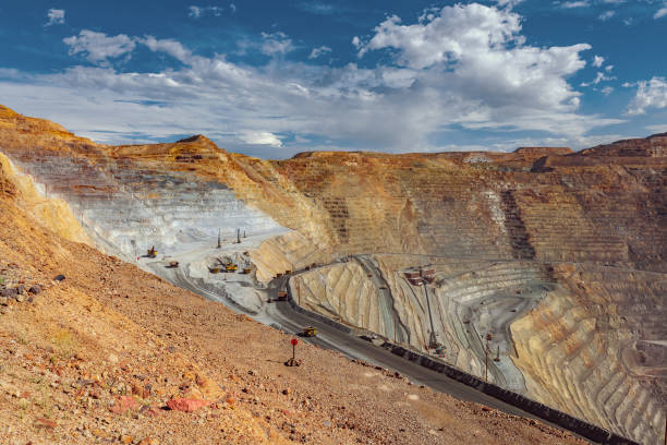 istock Open Pit Copper Mine, Salt Lake City , Utah, USA 1208332155
