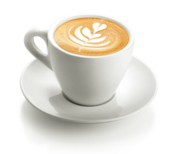 istock white cup of cappuccino froth isolated on a white background 1208334049