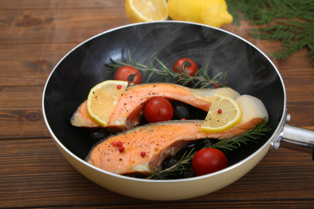 istock The salmon lemon steak which I am cooking 1208334468