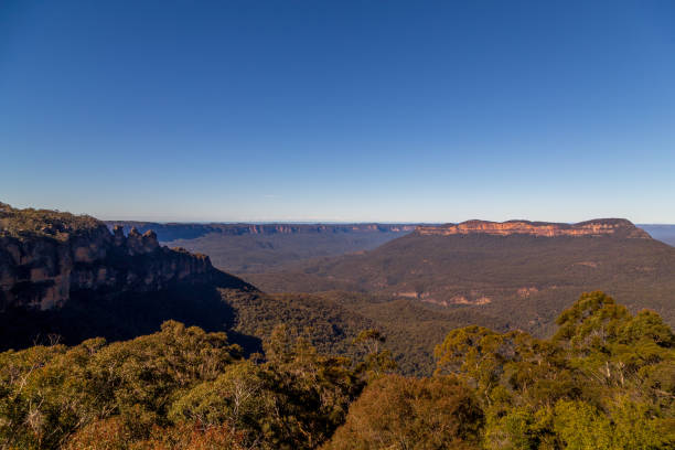 istock Blue mountains on a clear winters morning 1208335319