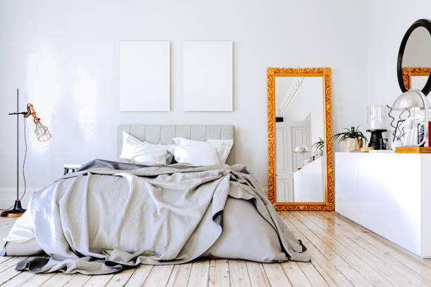 istock 3d render of beautiful bedroom interior 1208338916