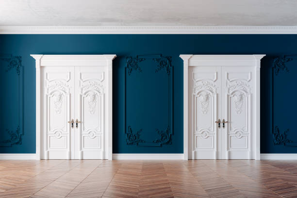 istock 3d render of beautiful vintage interior 1208339185