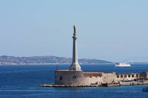 istock Beacon at entry to the international port 1208339300