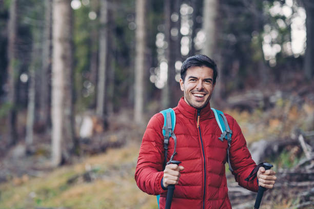 istock Portrait of a smiling hiker 1208340412