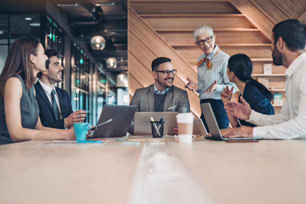 istock Business meeting in a modern office 1208340416