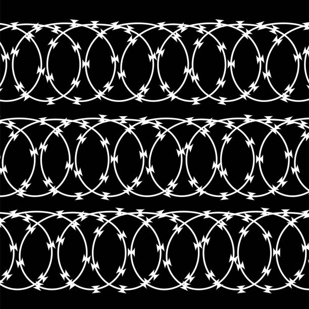 Animated Razor Wire 90+ Razor Wire Illustrations, Royalty-Free Vector Graphics & Clip Art ...