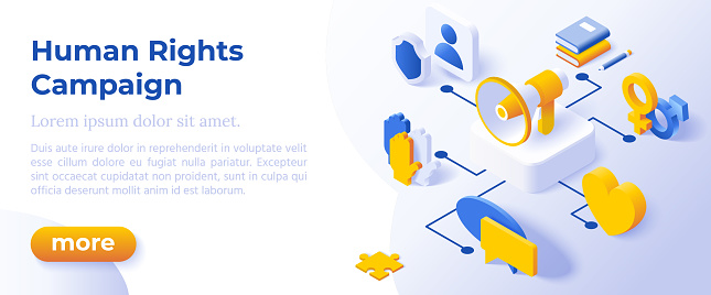 Human Rights Risks Banner Human Rights Banner Layout Template For Website And Mobile Website ...