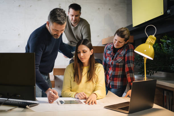 istock Business People Working in The Office 1208344541