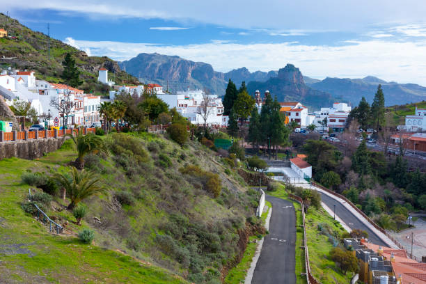 A difficult but beautiful road leads you to the village of Artenara, which at an altitude of 1270 m (4167 ft) is the highest village of the Gran Canaria island (Canary Islands, Spain) and also one of the oldest.