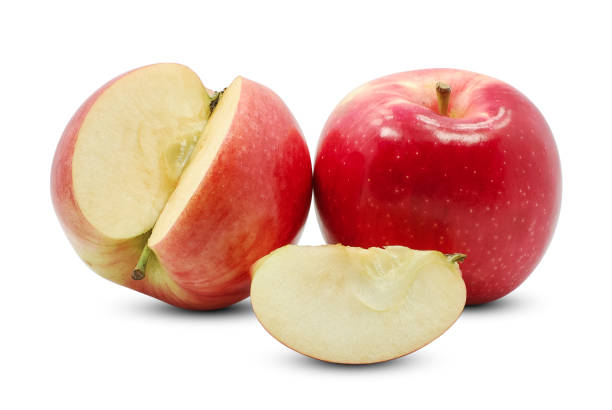 istock Fresh apple fruits isolated on white background 1208346884