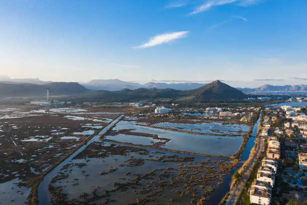 Photo of Aerial view of the S'Albufera Natural Park