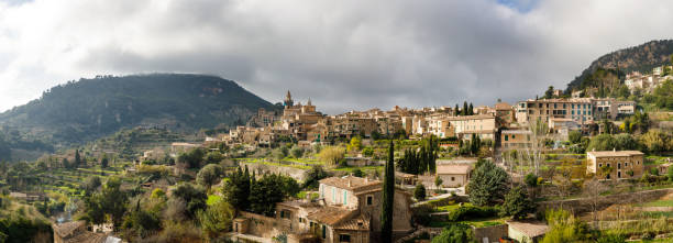 istock Panoramic view of the old resort town Valldemossa 1208349942
