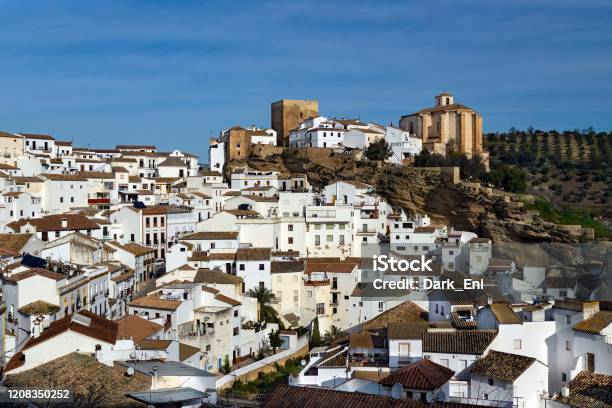 Setenil De Las Bodegas In Andalusia Spain Stock Photo - Download Image Now - Setenil, Andalusia, Architecture